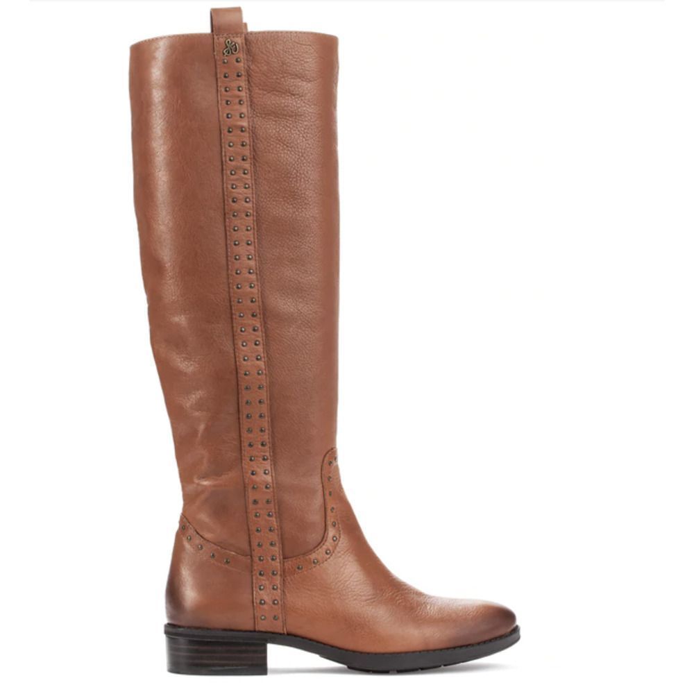 Sam Edelman Prina Riding Boots in Whiskey Brown